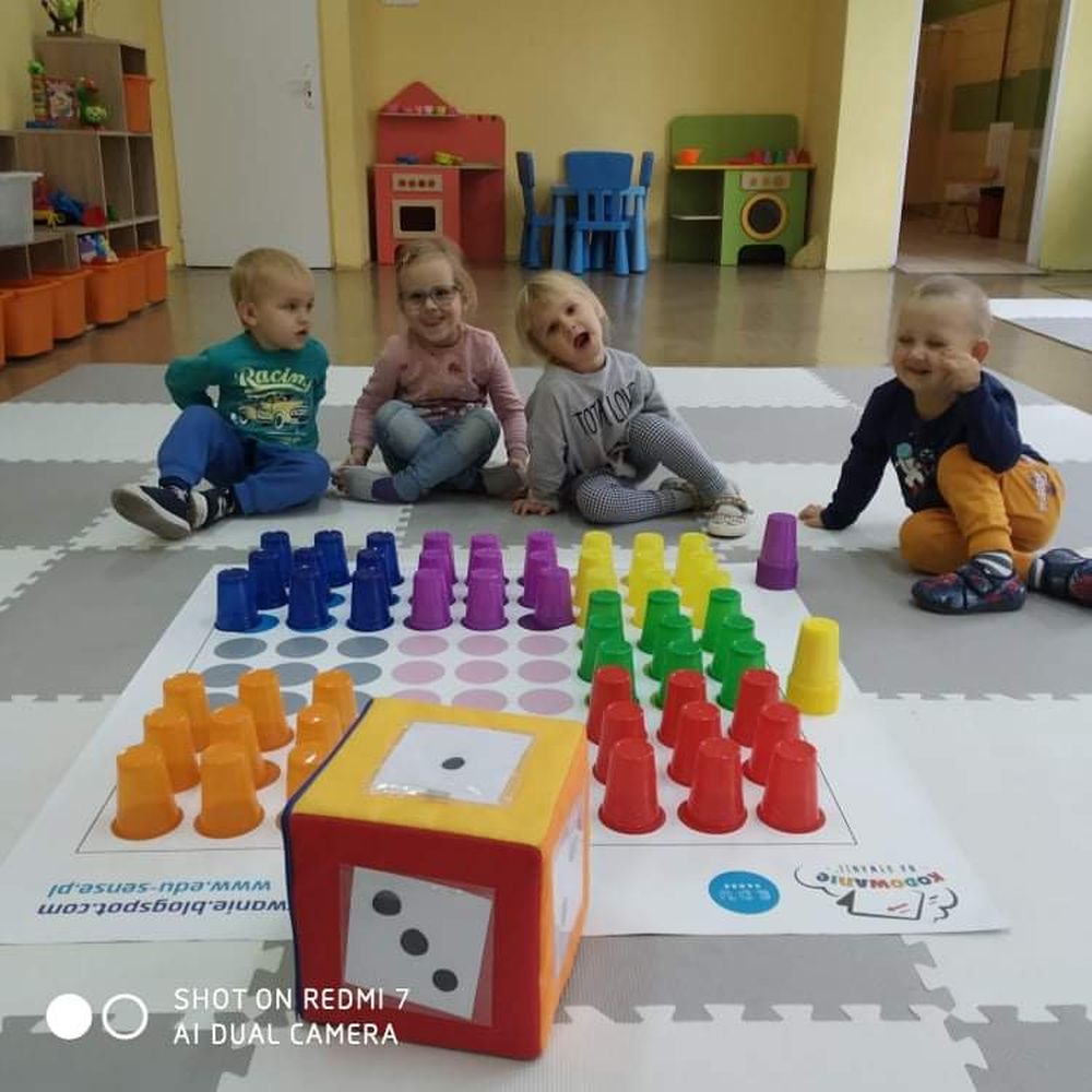 Przedszkolaki kodują w ramach Codeweek 2021/2022